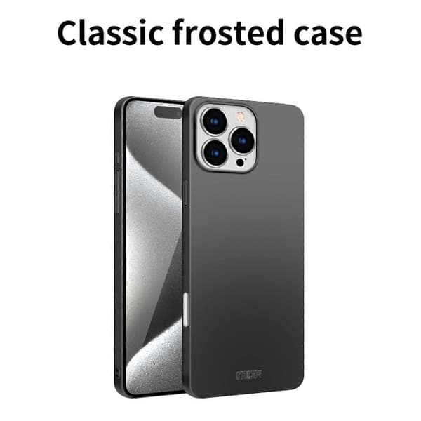 MOFI Shield Matte Series til iPhone 16 Pro Max Deksel Ultra Slim PC Beskyttelsesdeksel - Gull