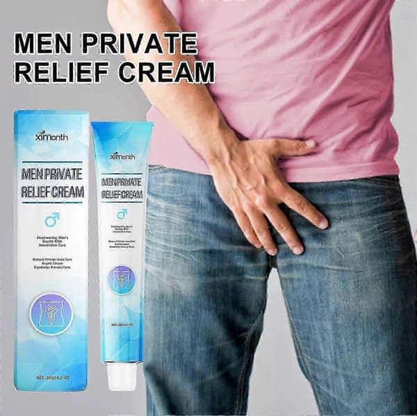 Mænds Antibakteriel Creme til Private Dele til Deodorisering og Kløelindring Antibakteriel Creme