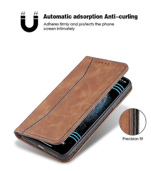 Sopii iPhone 13 Pro -nahkakoteloon, läppäpuhelinkotelo (6,1 tuumaa)