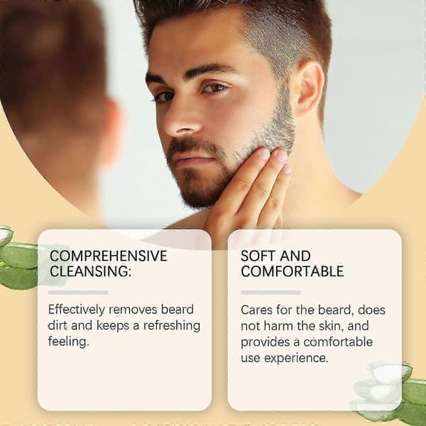 Herre nærende aftershave shampoo med aloe A