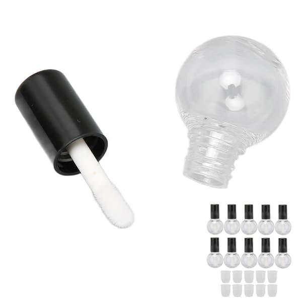 10 stk. 5 ml tomme lipgloss-tuber, påfyllbare DIY lipgloss-beholdere