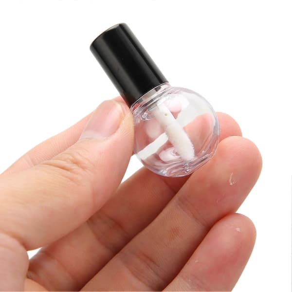 10 st 5 ml tomma läppglansrör, påfyllningsbara DIY läppglansbehållare
