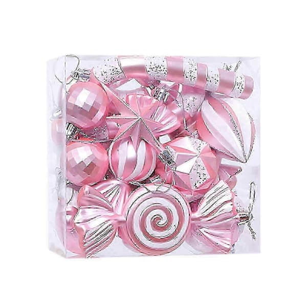 Ny festlig julekalender med 16 julekugle-pynteting