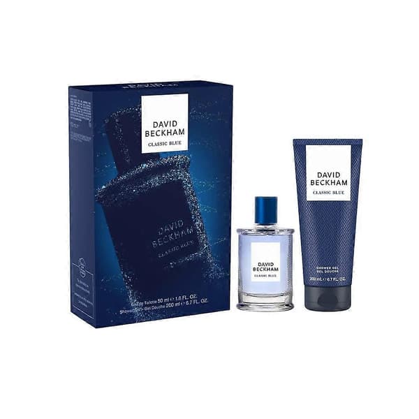 David Beckham Classic Blue Eau de Toilette 50ml & Duschgel 200ml Set A