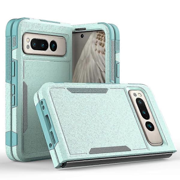 Google Pixel Fold PC + TPU suojakuori puhelimelle (vaaleanvihreä)
