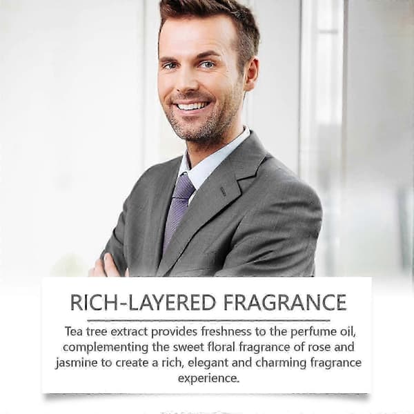 Elegant Rose & Peppermynt Parfymespray, Langvarig Reisevennlig Duft, 10ml