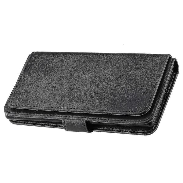 Iphone 13 Pro etui Retro Læder pung Flip Magnetisk Cover 10 Kortlommer - Sort