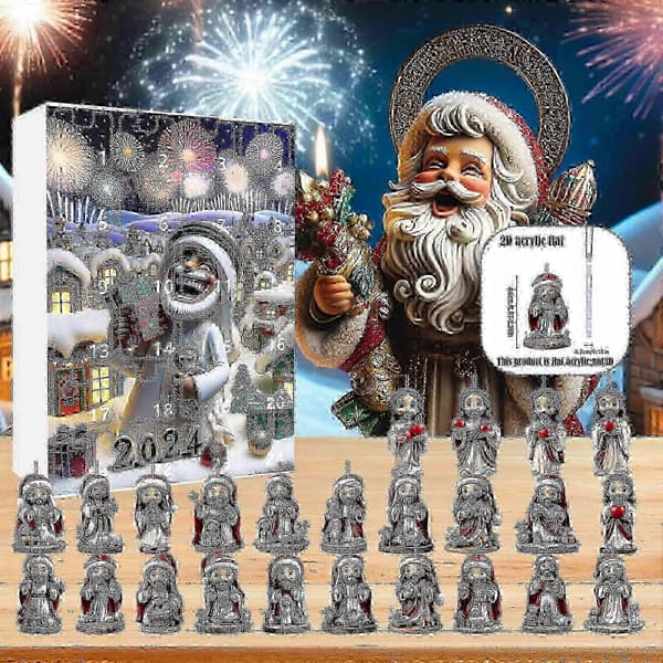 Hlraizz julekalender julekalender julekalender blind box jule-nedtællings-blind box påskevedhæng jule-blind box
