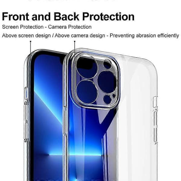 IMAK Crystal Case II Pro Hårdt PC Bagside Beskyttende Slankt Stødsikkert Cover til iPhone 13 Pro Max 6,7 tommer