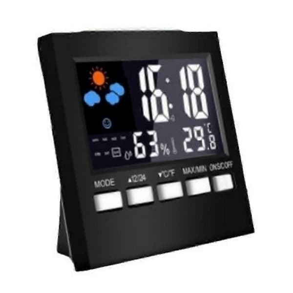 Smart LED digital temperaturvekkerklokke