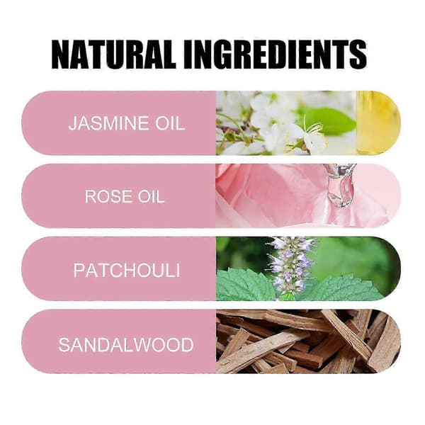 Pink Diamond Glamour Parfume, Langvarig Frisk Rose & Patchouli Duft, Humørforbedrende til Dates & Daglig Brug