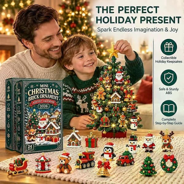 Julekalender 2026, mini jule-byggeklods-julekalender