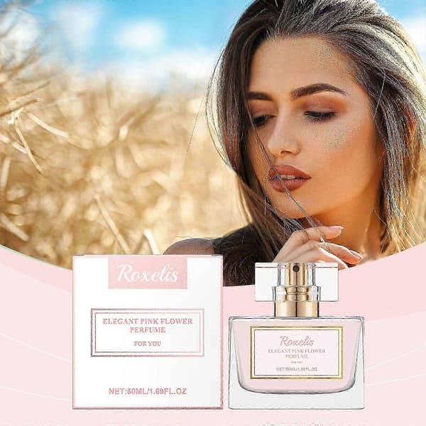 Rosa Blomvatten Parfymspray, Fräsch Grapefrukt & Jasmin, Långvarig Daglig Doft, 50ml