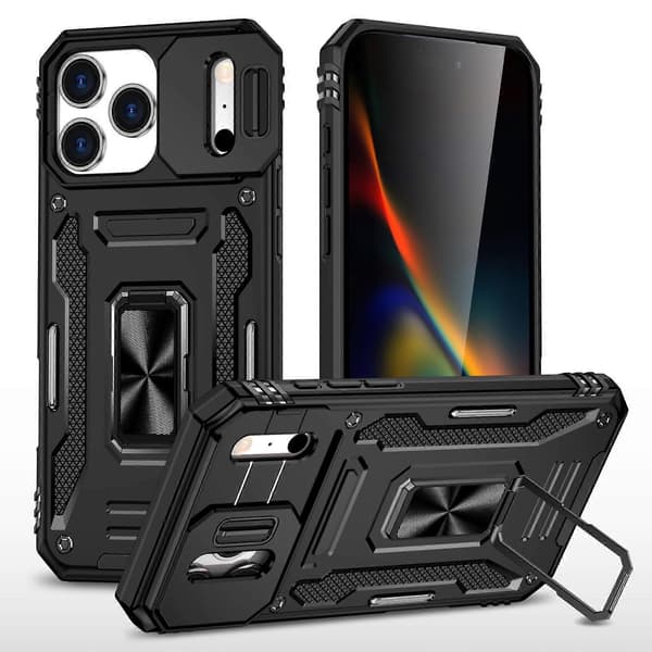 Armor PC + TPU Kameraskydd Telefonfodral (För iPhone 17 Pro Max)