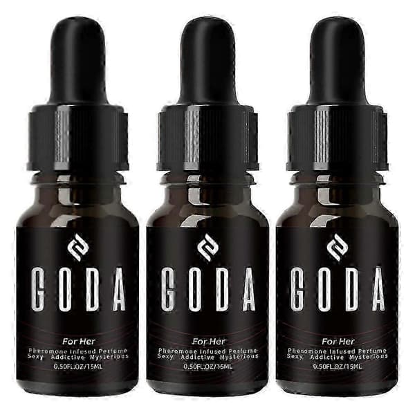 GODA Blommig Parfymolja för Kvinnor, Långvarig Jasmin- & Rosdoft, 15ml