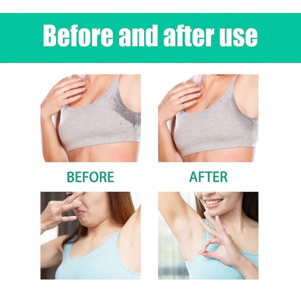 3PC Grönt Te Underarm Deodorant Spray Långvarig Lätt Doft