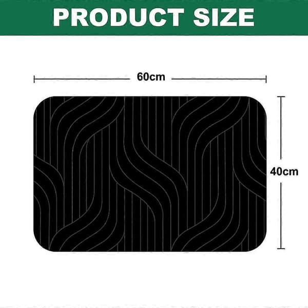 Baderomsmatter, sklisikker og absorberende diatoméjordmatte, 4060 cm.