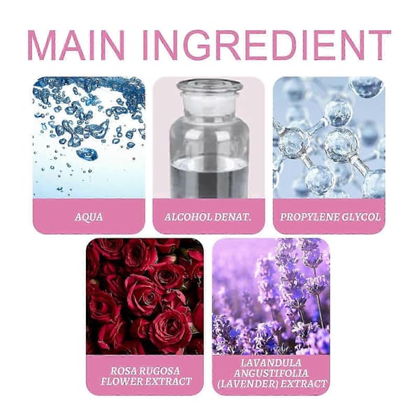 Rose Parfymeolje, Langvarig Blomsterduft for Par, Bærbar Roll-On, 10ml