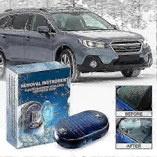 3 stk. Elektromagnetisk Bil Snefjernelsesenhed Intelligent Afrimer Trådløs Bærbar Snefjernelse
