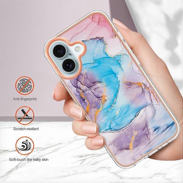 Galvanointi TPU-kotelo iPhone 16:lle