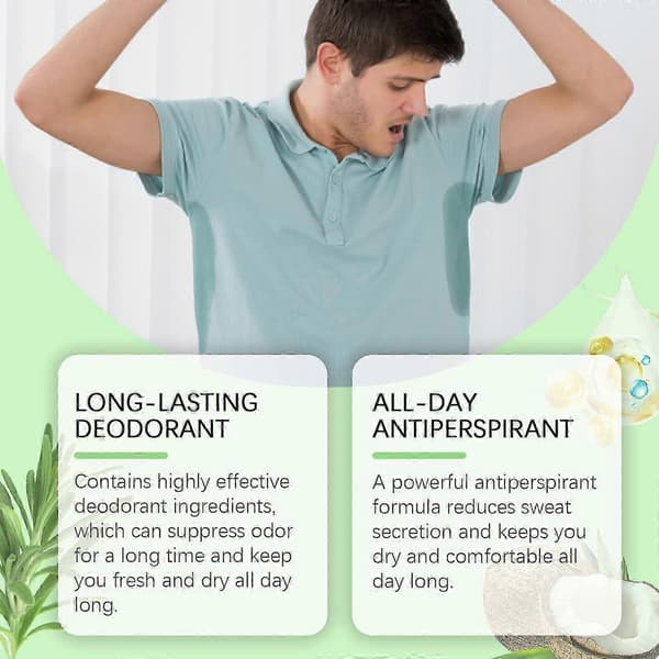 Långvarig lukt- och svettkontrollspray med aloe och vitamin E 30ml