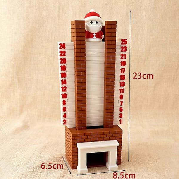 Jule-adventskalender 3D-printet i PLA i pipe- eller sokkestil