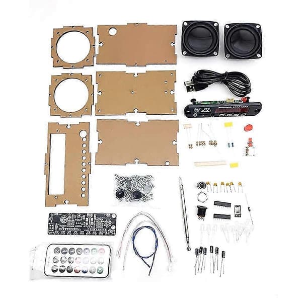 DIY FM-radio elektronisk sett Bluetooth-lyd