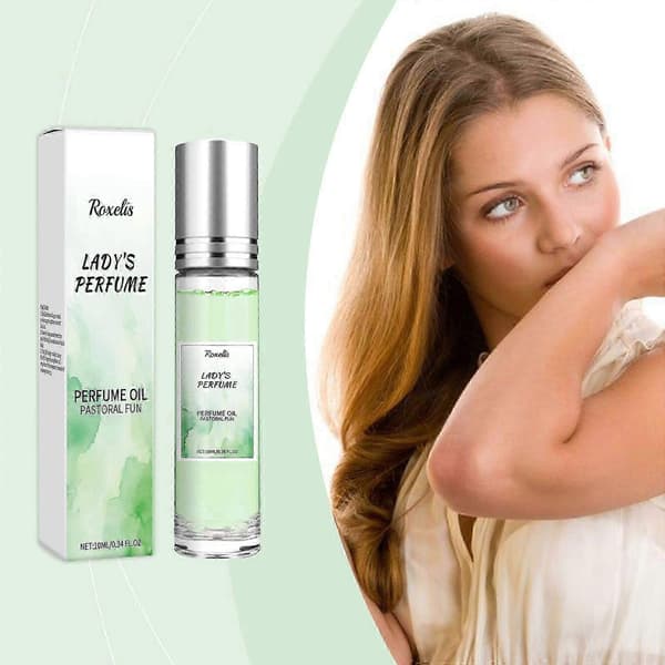 Fresh Green Garden Roll-on Parfym, Långvarig Lavendel & Patchouli Doft, Bärbar 10ml