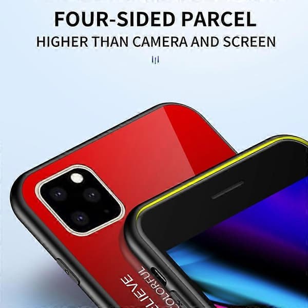 Til iPhone 11 Gradient Color Glascover