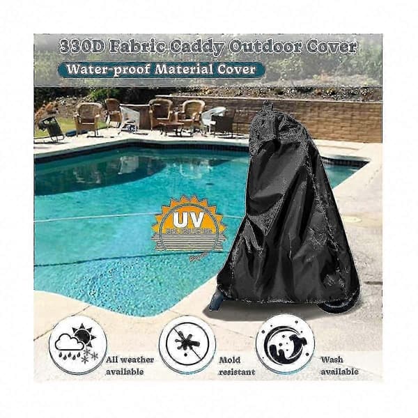 Dolphin Pool Vacuum Cover, Universal Classic Ventileret Vandtæt Solbeskyttelse til Poolrenser