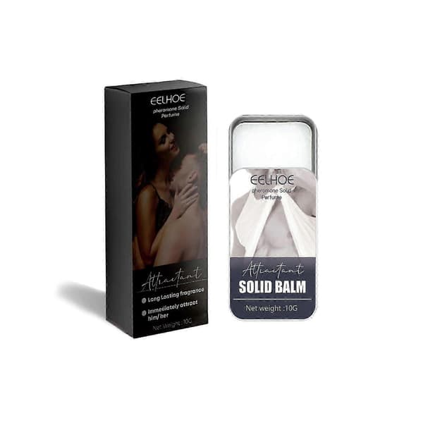 Solid parfume balm til mænd og kvinder, langvarig duft af jasmin og hvid moskus, bærbar hudvenlig duftbalm