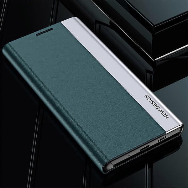 Kompatibel til iPhone 17 Air Case Anti-Drop Læder Telefoncover Med Stativ