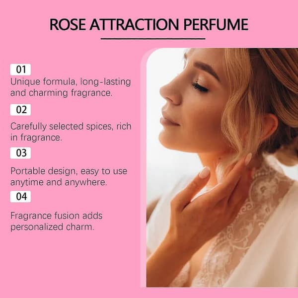 Roselys let parfume til kvinder, naturlig frisk langvarig duft, bærbar 15ml