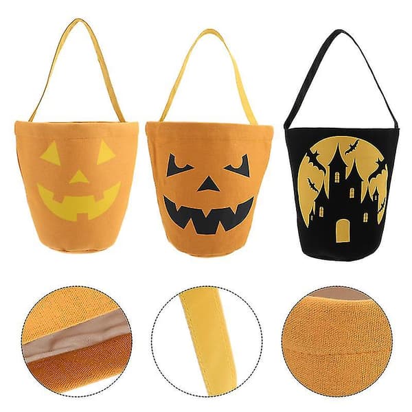 3 st Halloween-väskor för Halloween-dekorationer