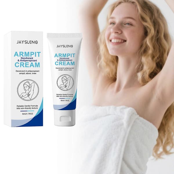 2 stk. Deodorantcreme til armhuler, til lokal hudpleje
