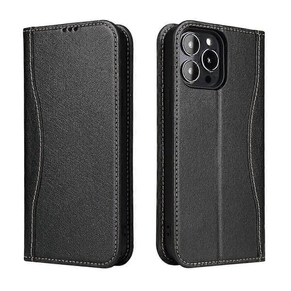 Til iPhone 13 Pro Max Læder Horisontal Flip Læderetui med Holder & Kortpladser & Pung