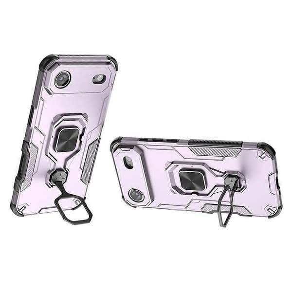 Kompatibel med iPhone 17 Air Case Roterbart Ringstativ PC + TPU Støtsikkert Telefondeksel
