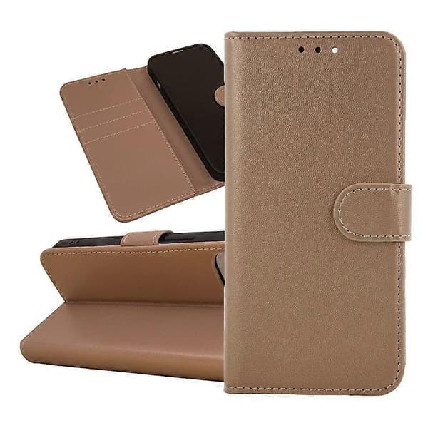 iPhone 17e / iPhone 16e - Kirjakotelo Kotelo Mobiililompakko Kulta