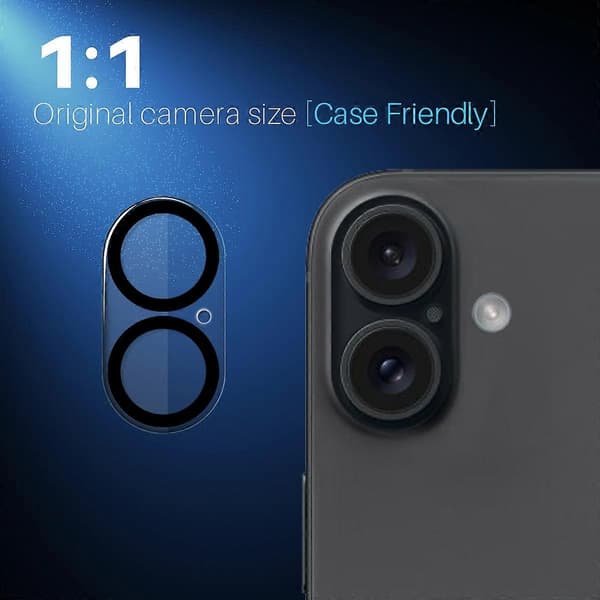For iPhone 16 kameralinsebeskyttere