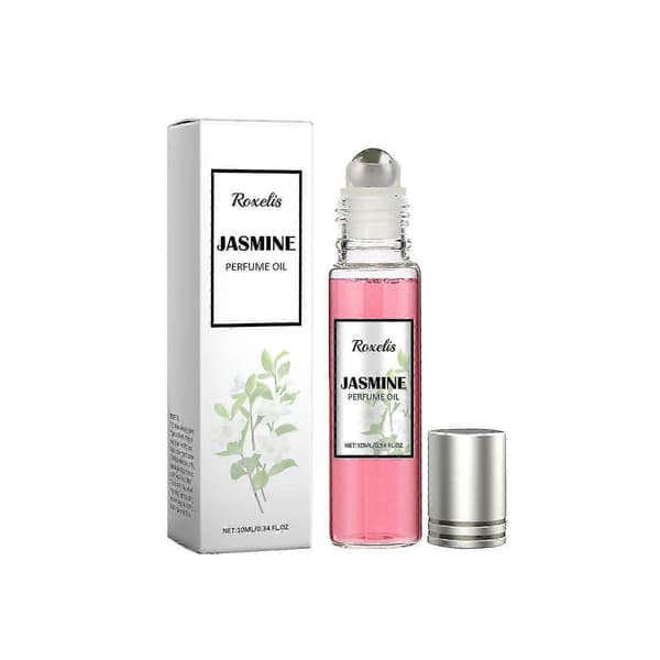 Jasmin Roll-On Parfym för Kvinnor, Långvarig Blommig Doft, Fräsch Charmig Doft, 10ml
