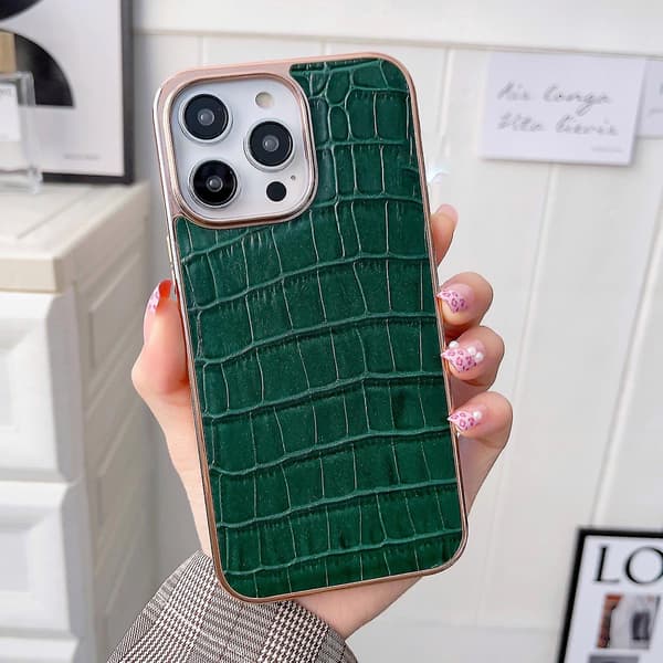 Ægte læder telefoncover til iPhone 13 Pro Max