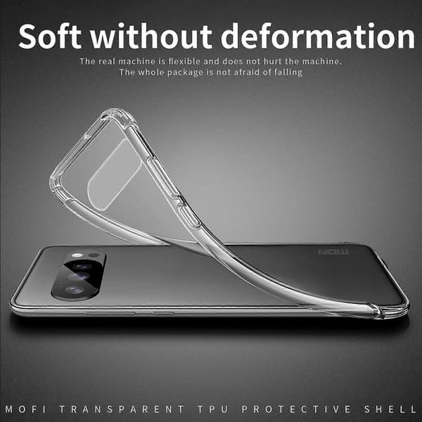För Google Pixel 10 Pro/Google Pixel 10 Transparent Mobilskal Ultratunt TPU Telefonskydd