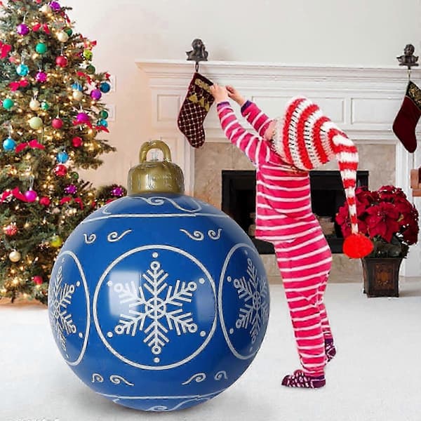 Nightmare Before Christmas 60 cm utendørs oppblåsbar julepynt, oppblåsbart juletre-dekorasjon