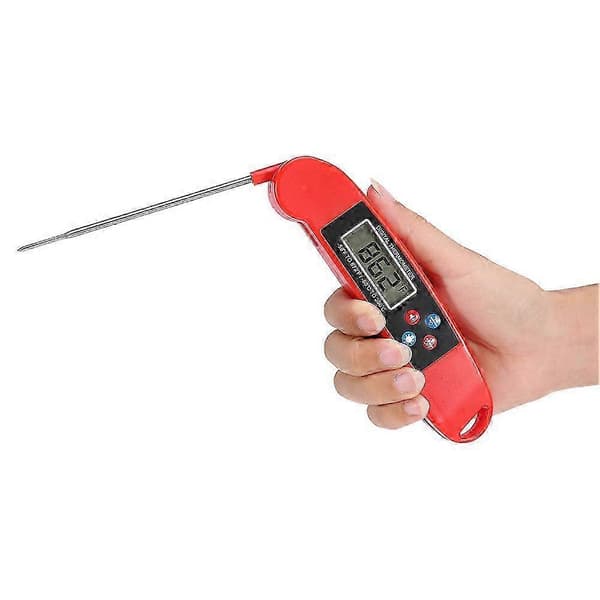 Digital kökstermometer med sond för matlagning, BBQ, kött, biff, kalkon, vin