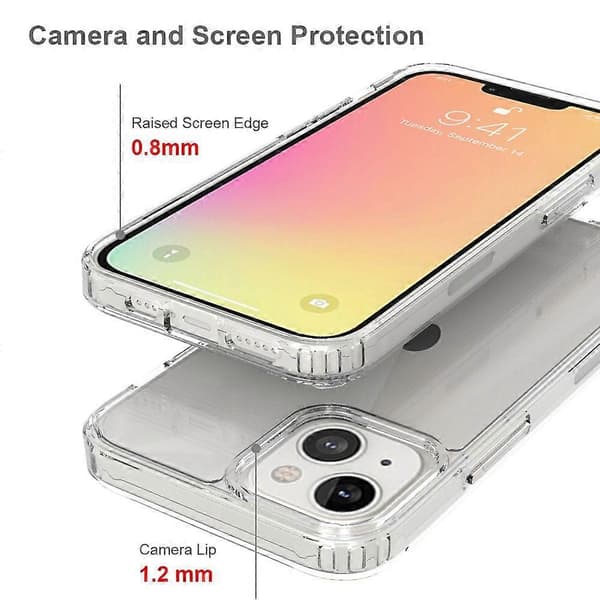 TPU + Akryl Skyddsfodral För iPhone 13
