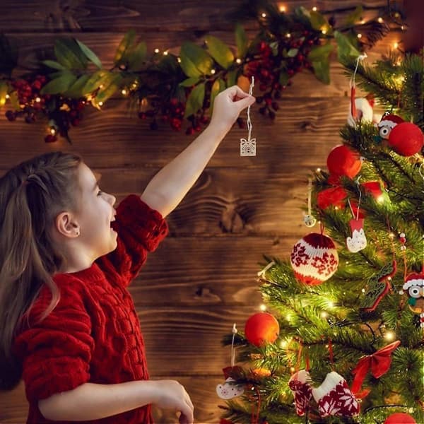 Joulun ripustettavat kalenterinumerot, 72 kpl adventtisarja
