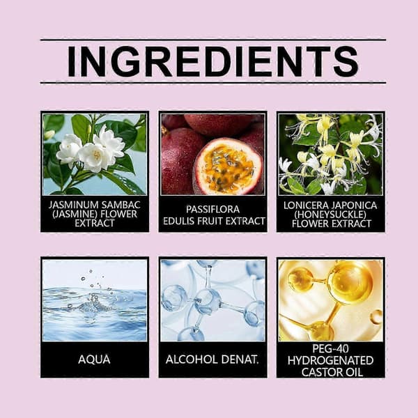 Jasmine Passion Parfym, Långvarig Elegant Fräsch Blommig Fruktig Doft