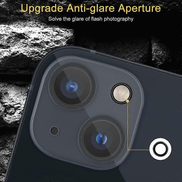 3 kpl iPhone 13 & iPhone 13 mini HD -linssinsuoja V3d