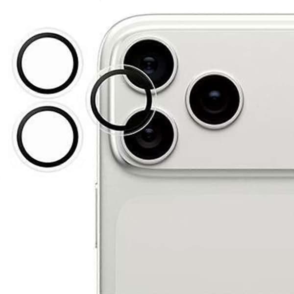 Kamerabeskytterglas til iPhone 17 Pro og 17 Pro Max, Gennemsigtig