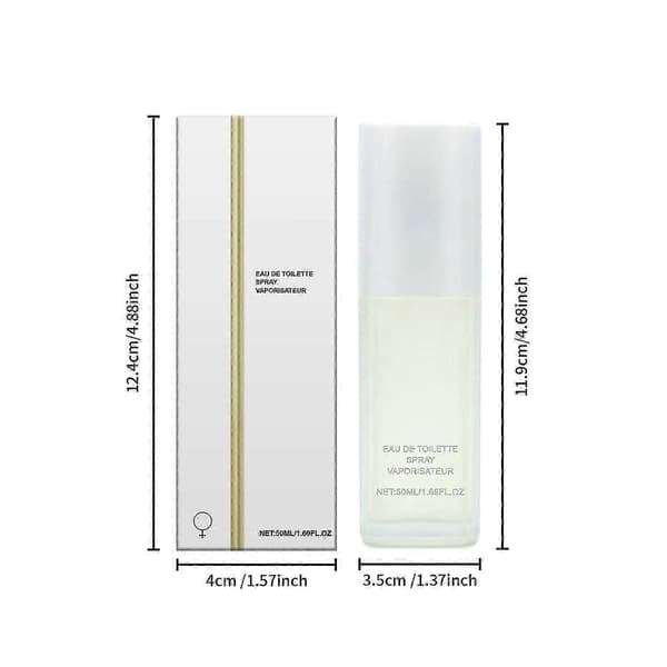 Eau de Toilette Parfyme, Langvarig Duft, 50ml